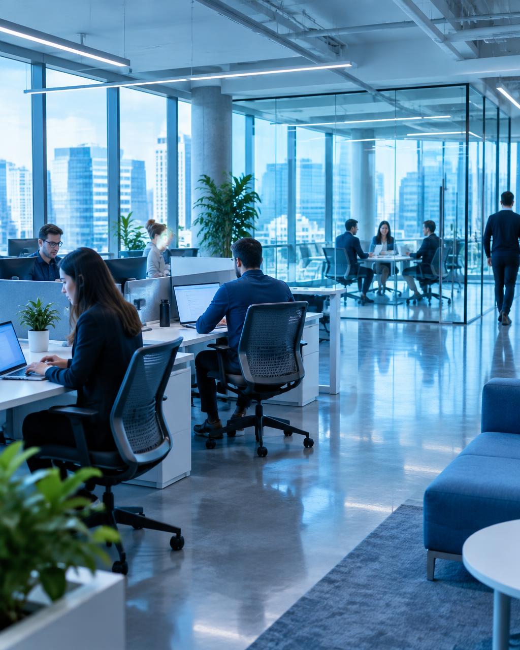 Escritório corporativo moderno